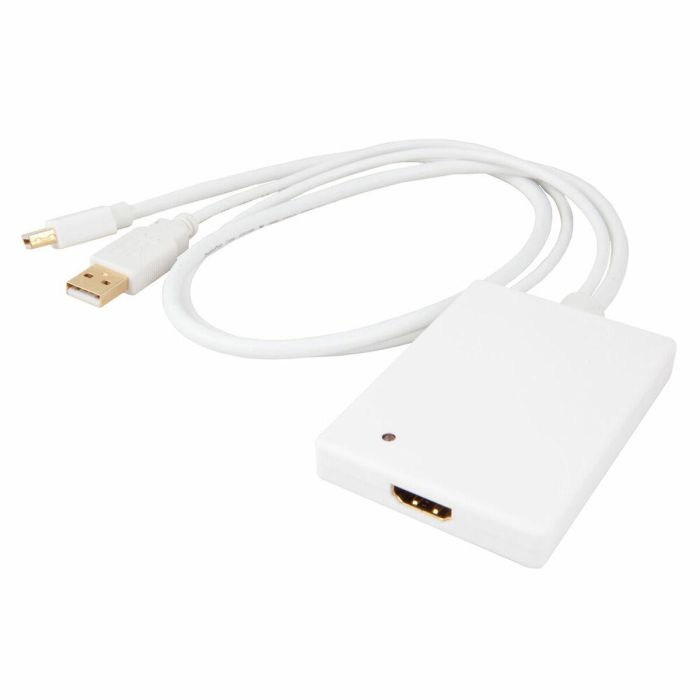 Adaptador Mini DisplayPort a HDMI Urban Factory CBB21UF Blanco 1 Adaptador Mini DisplayPort a HDMI Urban Factory CBB21UF Blanco 1