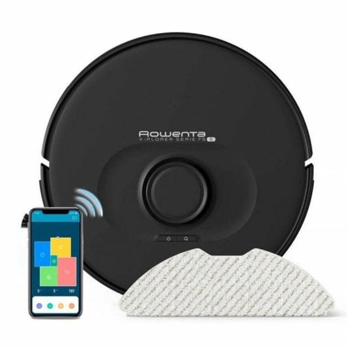 Rowenta RR8575WH Robot Aspirador Explorer Serie 75 S Animal y Allergy Friegasuelos con Navegación Láser Autonomía 120min 2