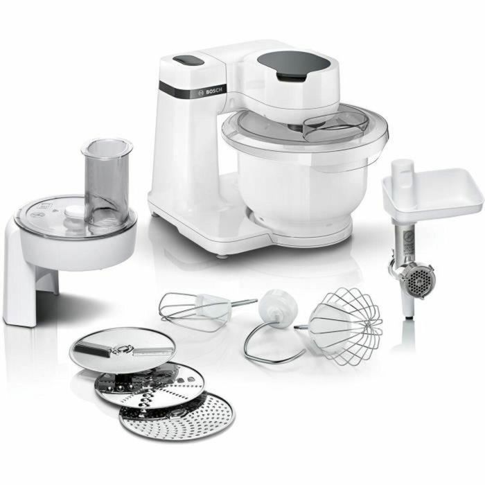 Bosch MUMS2AW21 Procesador de Alimentos Serie 2, 700W, 3.8L, 4 velocidades, Picadora de carne, 3 discos, Blanco 0 Bosch MUMS2AW21 Procesador de Alimentos Serie 2, 700W, 3.8L, 4 velocidades, Picadora de carne, 3 discos, Blanco 0