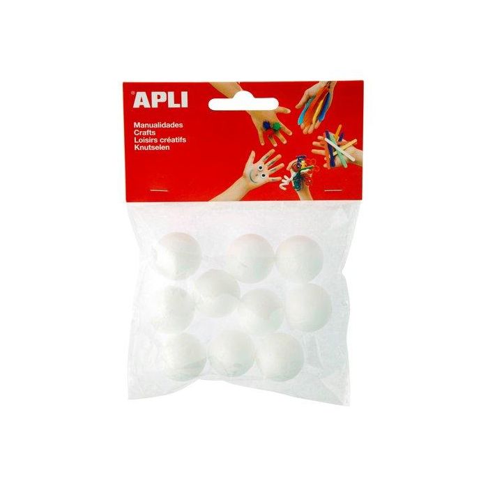Bolas Poliespan Apli 25 Mm. Bolsa De 10 (Set de 5)