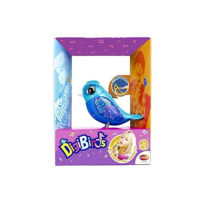 Pajaro cantarin digibirds 8,5 cm pack de 1 mod sdos con mas de 30 melodias. exp 8 piezas. - modelos surtidos 16