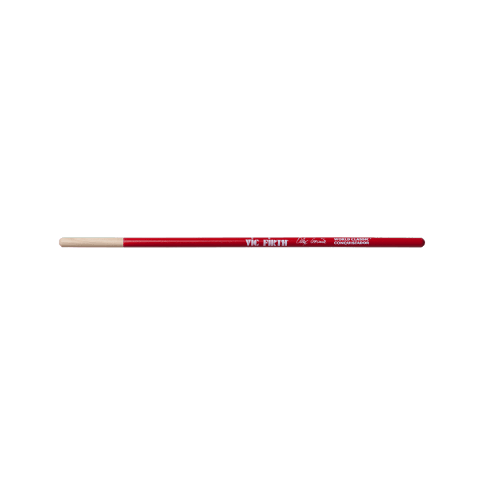 Vicfirth Baquetas para Timbales Alex Acuña "Conquistador" World Classic - Rojo