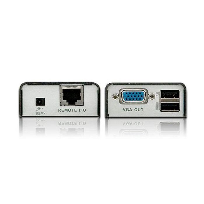 Aten CE100-AT-G Extensor KVM USB/VGA hasta 100m, Resolución 1920x1200, Negro 1