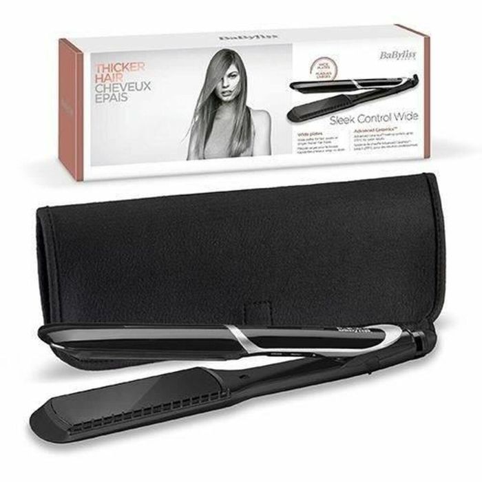 BaByliss ST397E Plancha de Pelo Ancha Sleek Control con Tecnología Iónica para un Alisado Eficiente y Sin Frizz 13 BaByliss ST397E Plancha de Pelo Ancha Sleek Control con Tecnología Iónica para un Alisado Eficiente y Sin Frizz 13