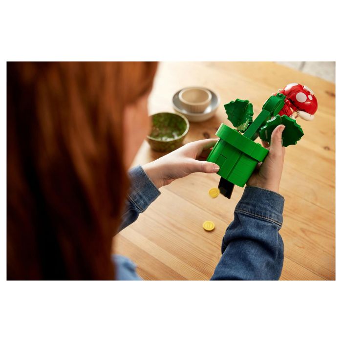 Lego Super Mario 71426 Planta Piraña, Figura Articulada con Tubo y 2 Piezas, Modelo para Adultos, Idea de Regalo 5