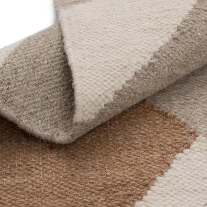 Alfombra Multicolor Lana-Algodón 80 X 150 cm