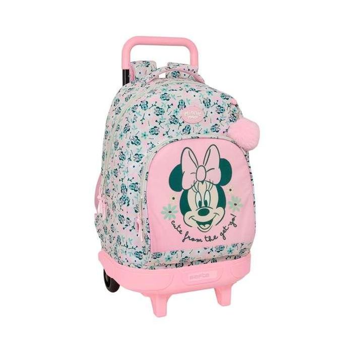Mochila gde. c/ruedas compact extraible minnie mouse "minty" 33x45x22cm 0 Mochila gde. c/ruedas compact extraible minnie mouse "minty" 33x45x22cm 0