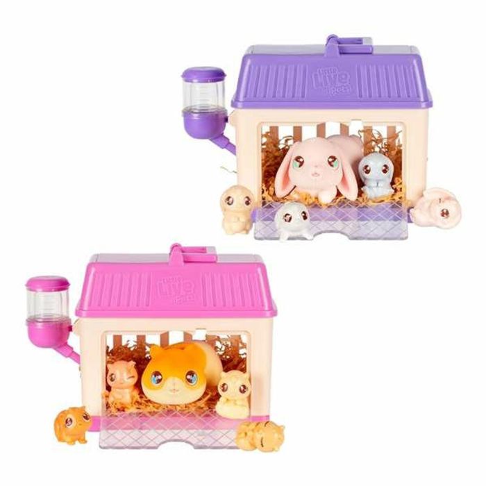 Little Live Pets Mascota Mini Mama Surprise: Juguete Interactivo con Sorpresa de Bebé, Alimenta a Mamá con Apio 3