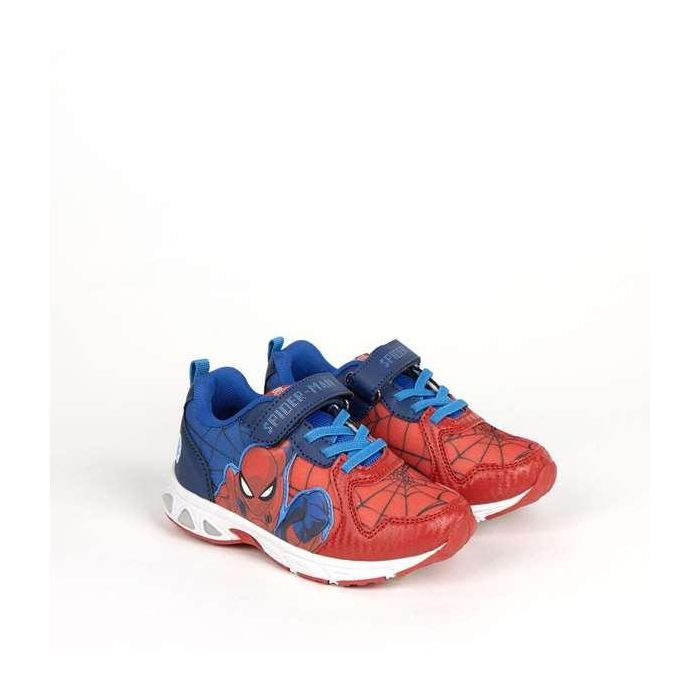 Cerdá T026 Deportiva Spiderman con Luces para Niños, Suela TPR, Multicolor, Talla 26, Edad mínima 3 años