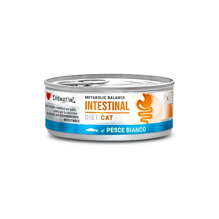 Disugual Diet Cat Intestinal Pescado Blanco 12x85 gr