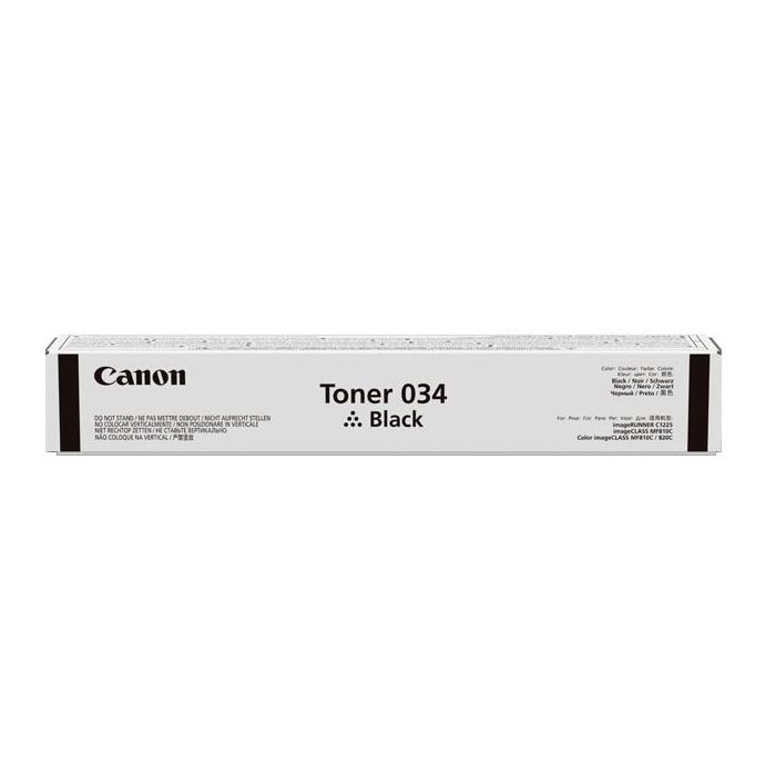 CANON Toner 034BK: I-Sensys MF810 ImR C1200 negro C1120 series