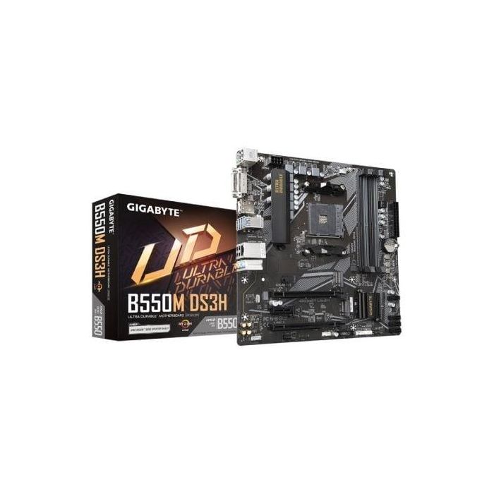 Gigabyte 9MB55MDSH-00-17 Placa Base B550M DS3H Micro ATX Socket AM4 AMD B550 Ryzen DDR4 PCIe 4.0 M.2 HDMI DVI-D StoreMI Gigabyte 9MB55MDSH-00-17 Placa Base B550M DS3H Micro ATX Socket AM4 AMD B550 Ryzen DDR4 PCIe 4.0 M.2 HDMI DVI-D StoreMI