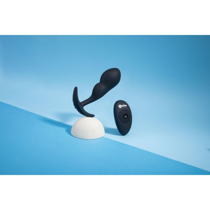 Plug anal con control remoto B-Vibe Negro 10 Plug anal con control remoto B-Vibe Negro 10