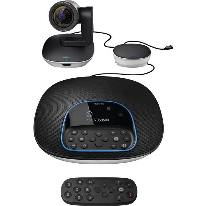 Sistema de Videoconferencia Logitech Group/ Enfoque Automático/ Full HD 1