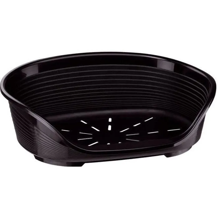 Ferplast Cama Siesta Deluxe 8 para Perro y Gato de Plástico Negro
