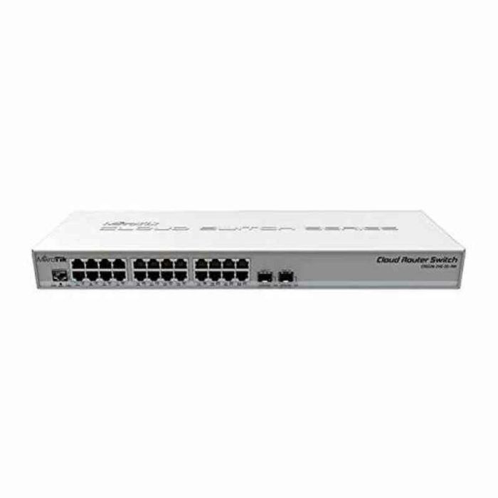 Switch de Armario Mikrotik CRS326-24G-2S+RM Gigabit Ethernet Plata