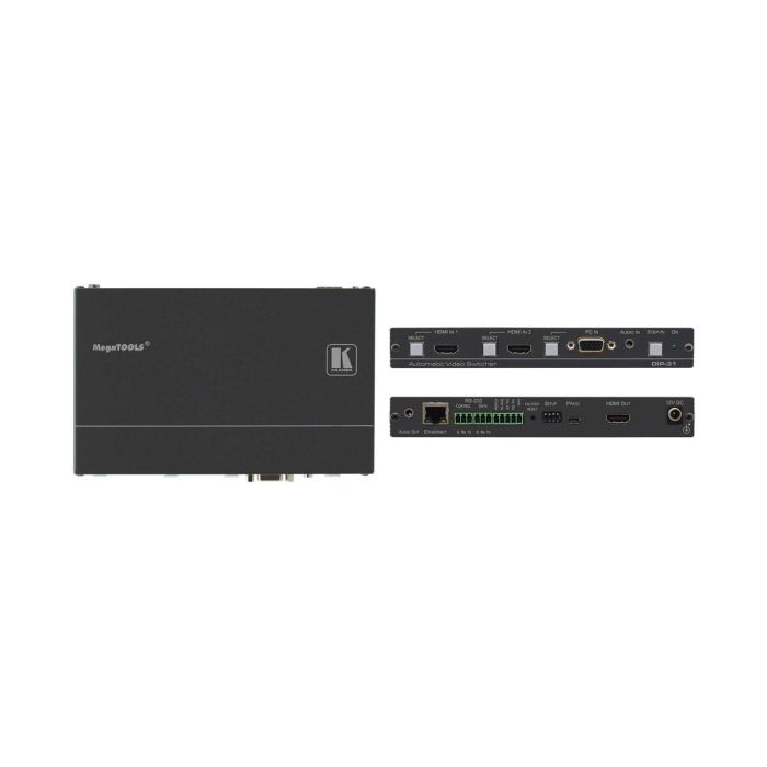 Kramer Electronics DIP-31 extensor audio/video Transmisor de señales AV Negro 2 Kramer Electronics DIP-31 extensor audio/video Transmisor de señales AV Negro 2
