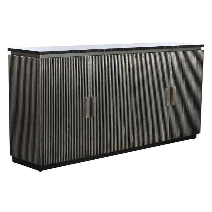 Buffet Moderno DKD Home Decor Plateado Negro 40 x 85 x 180 cm 1 Buffet Moderno DKD Home Decor Plateado Negro 40 x 85 x 180 cm 1