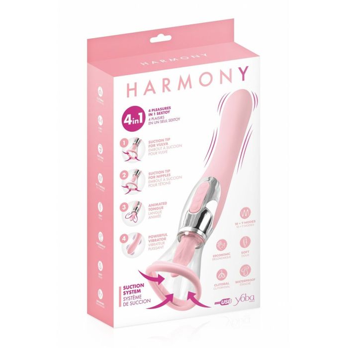 Vibrador Doble Estimulación Yoba Rosa 1