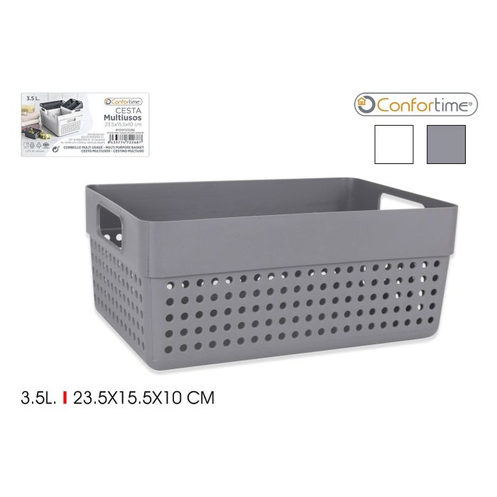 Cesta Multiusos 23.5 x 15.5 x 10 cm Confortime (36 Unidades)