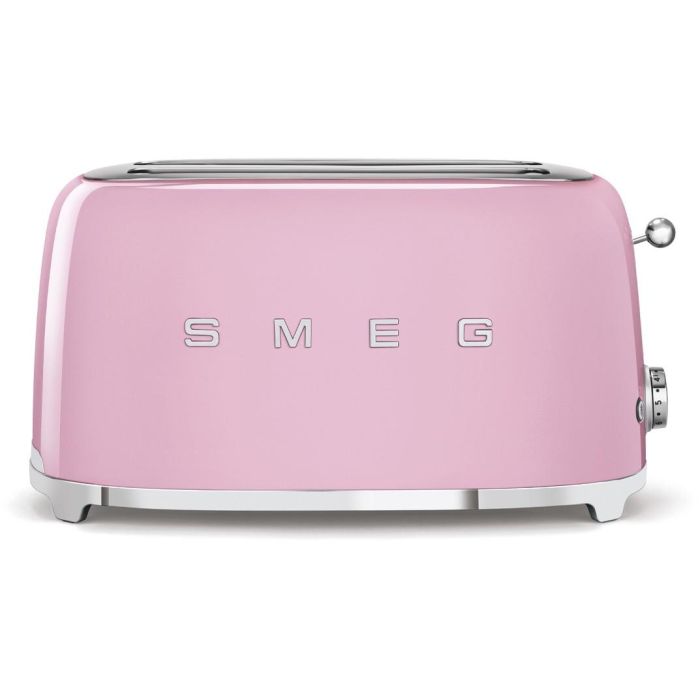 Smeg TSF02PKEU Tostadora 2X4 Estilo 50s Rosa 0 Smeg TSF02PKEU Tostadora 2X4 Estilo 50s Rosa 0
