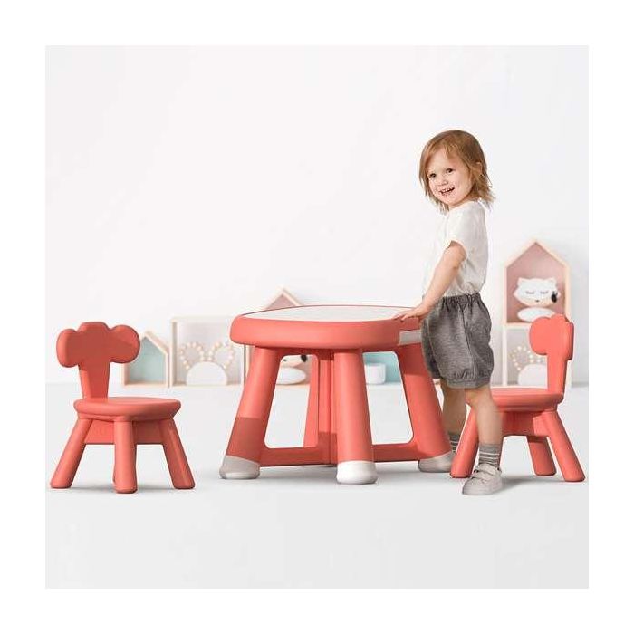 Set de mesa + dos sillas 64*52*45,5 cm 4 Set de mesa + dos sillas 64*52*45,5 cm 4