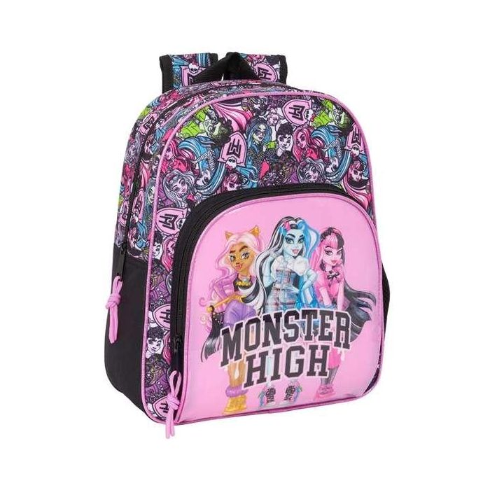 Mochila Safta Infantil Adaptable A Carro Monster High 340x280x100 mm Mochila Safta Infantil Adaptable A Carro Monster High 340x280x100 mm