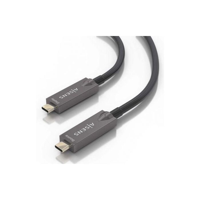 AISENS A157-0884 Cable USB-C a USB-C Activo 7.5m, USB 10Gbps Full-Featured, 60W PD, Video 4K@60Hz, Thunderbolt 3/4 Compatible 2 AISENS A157-0884 Cable USB-C a USB-C Activo 7.5m, USB 10Gbps Full-Featured, 60W PD, Video 4K@60Hz, Thunderbolt 3/4 Compatible 2