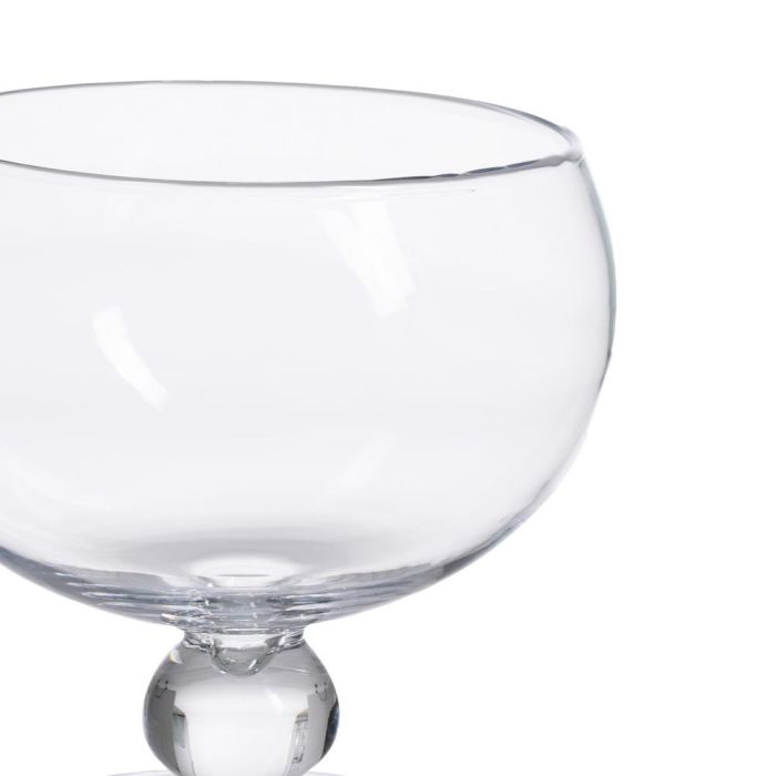 Copa Decoración Transparente Cristal 16,50 X 16,50 X 19 cm