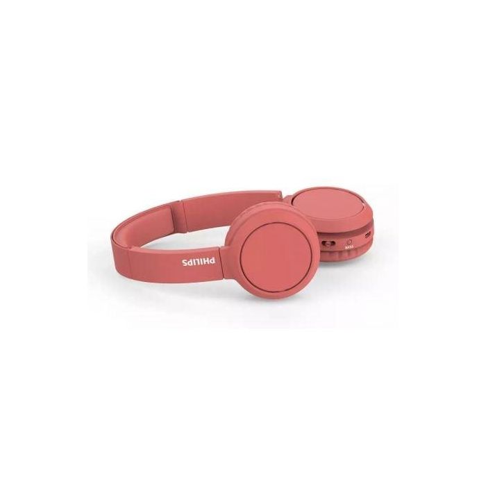 Philips TAH4205RD/00 Auriculares Inalámbricos Diadema con Micrófono, Bluetooth 5.0, Graves Potentes (Bass Boost), 29h Batería, Carga Rápida, Plegables, Rojos 3 Philips TAH4205RD/00 Auriculares Inalámbricos Diadema con Micrófono, Bluetooth 5.0, Graves Potentes (Bass Boost), 29h Batería, Carga Rápida, Plegables, Rojos 3
