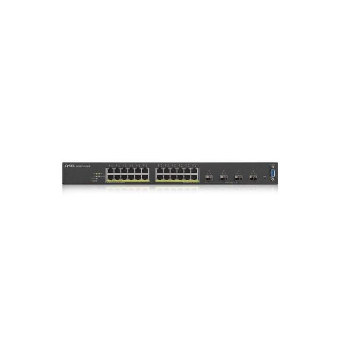 Zyxel XGS2210-28HP Gestionado L2 Gigabit Ethernet (10/100/1000) Energía sobre Ethernet (PoE) 1U Negro 2