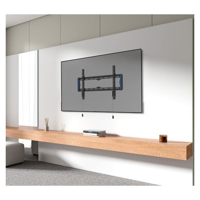 B-Tech BT5442 Soporte de Pared Fijo para Pantallas Planas, Perfil Delgado, Compatible con VESA 650x400mm 4