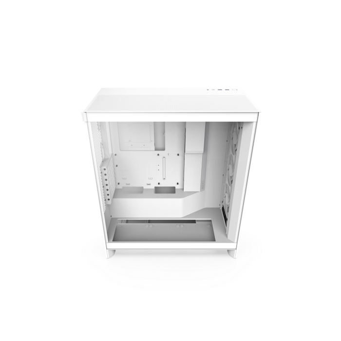 NZXT CM-H72FW-R1 H7 Flow RGB Midi Tower Blanco PC Caja de Ordenador con Flujo de Aire Optimizado y Panel de Vidrio Templado, 244x468x544mm NZXT CM-H72FW-R1 H7 Flow RGB Midi Tower Blanco PC Caja de Ordenador con Flujo de Aire Optimizado y Panel de Vidrio Templado, 244x468x544mm