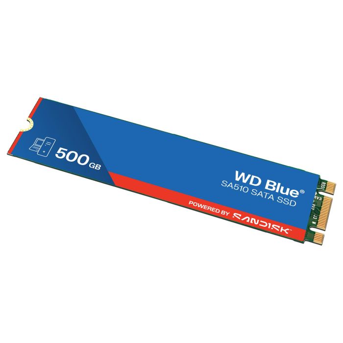 Western Digital SSD M.2 500GB Blue SA510 NVMe Lectura 560MB/s Escritura 510MB/s 2
