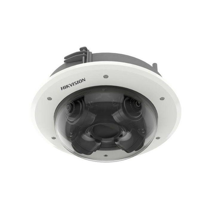 Hikvision Cámara IP multisensor 5M 2.8-8mm antivandálica WDR H.265+ IK10 IP67. Audio, alarma. Montaje empotrado 1