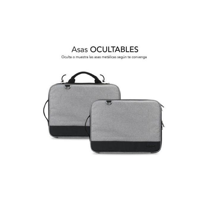 Subblim SUB-LS-2AS0001 Maletín Funda Advance para Portátil 14" Gris con Organizador Accesorios, Asas y Protección Antigolpes 1 Subblim SUB-LS-2AS0001 Maletín Funda Advance para Portátil 14" Gris con Organizador Accesorios, Asas y Protección Antigolpes 1