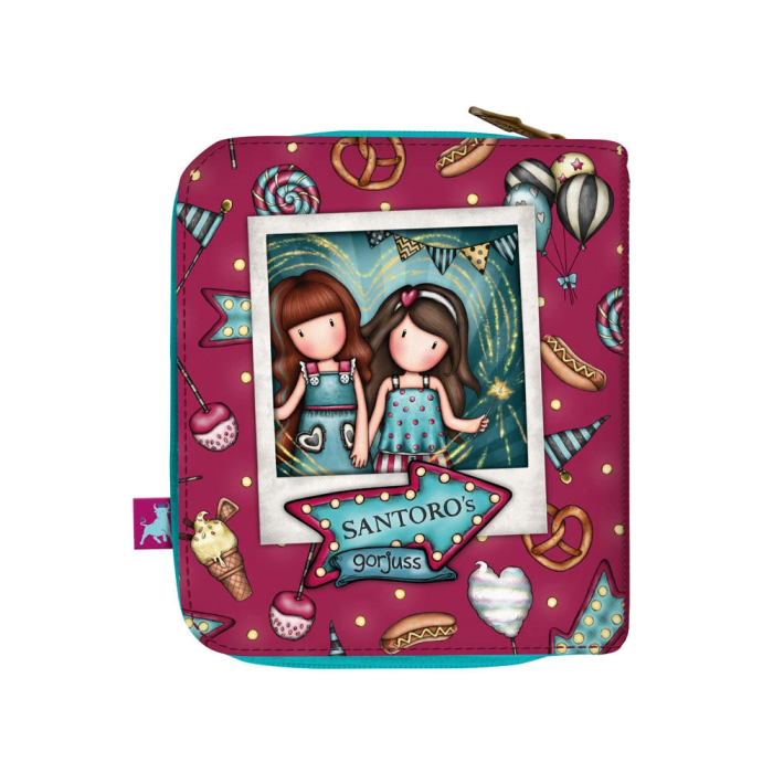 Cartera Gorjuss Fireworks Granate 10 x 12 x 3 cm 1