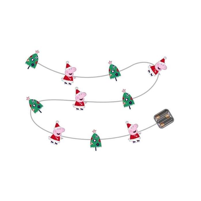 Guirnalda luz 10 led flash peppa pig "cosy corner" 2 Guirnalda luz 10 led flash peppa pig "cosy corner" 2