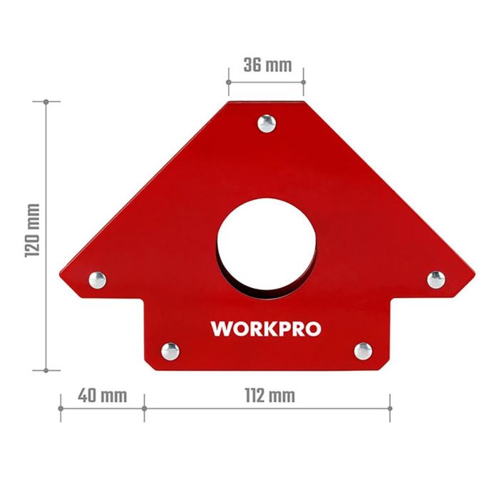 Escuadra magnética de soldadura 125 mm 3