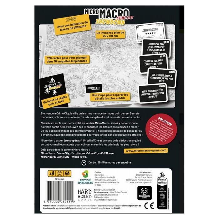 Micro Macro Crime City 4 - Enfrentamiento - Juego de mesa - BLACKROCK 1 Micro Macro Crime City 4 - Enfrentamiento - Juego de mesa - BLACKROCK 1