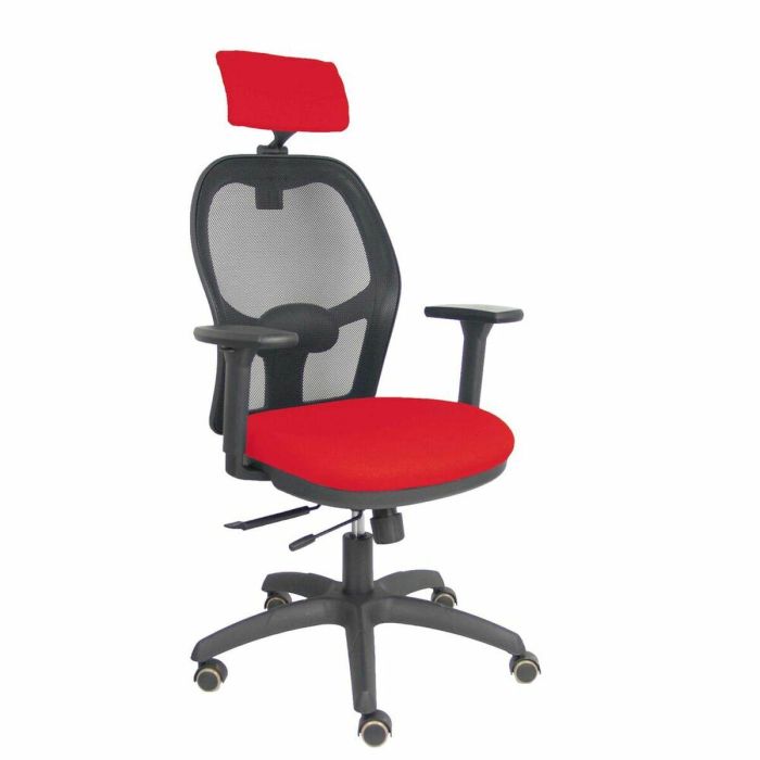 Silla de Oficina con Cabecero P&C B3DRPCR Rojo