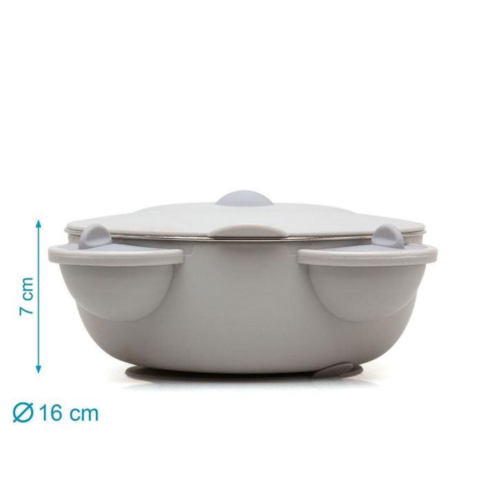 Recipiente Térmico Para Alimentos En Acero Inoxidable Gris 3 Recipiente Térmico Para Alimentos En Acero Inoxidable Gris 3