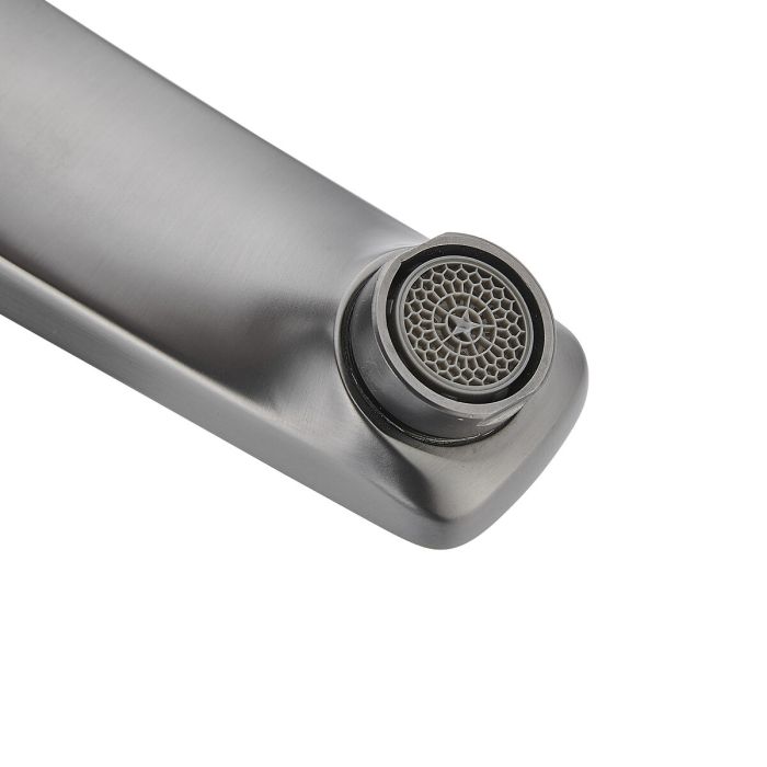 Grifo Monomando Fontastock Acero Inoxidable Zinc Aleación de Zinc Alto 4