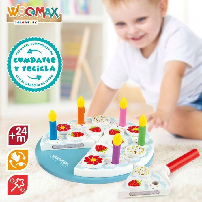 Juego de Madera Woomax Tarta 26 Piezas (6 Unidades) 3