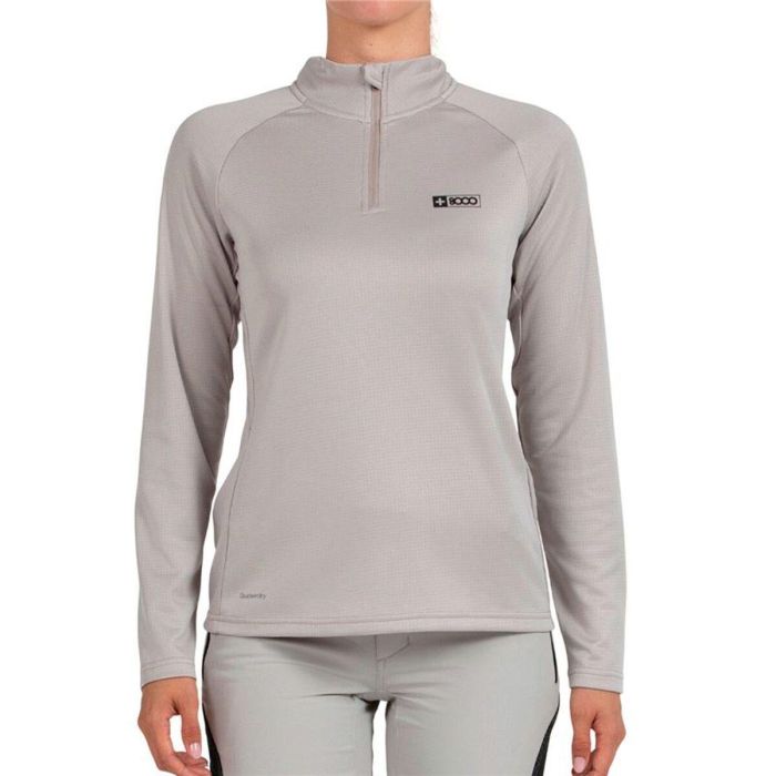 Camiseta de Manga Larga de Mujer +8000 Lua Marfil 0 Camiseta de Manga Larga de Mujer +8000 Lua Marfil 0