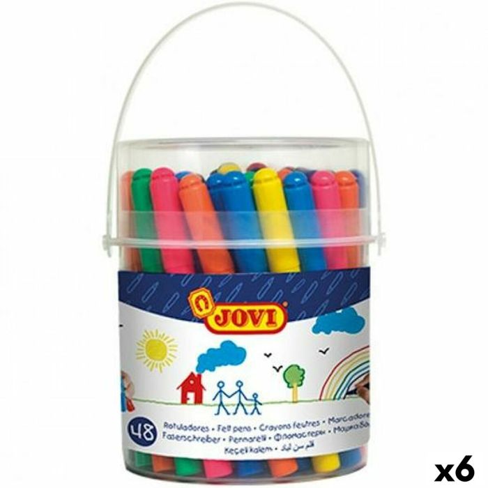 Set de Rotuladores Jovi Multicolor 48 Piezas (6 Unidades) 0 Set de Rotuladores Jovi Multicolor 48 Piezas (6 Unidades) 0
