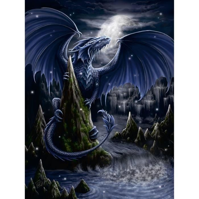 Ravensburger - Puzzle de 1500 piezas - El dragón azul - Adultos y niños a partir de 14 años - Puzzle de alta calidad 80x60cm -12000731 Ravensburger - Puzzle de 1500 piezas - El dragón azul - Adultos y niños a partir de 14 años - Puzzle de alta calidad 80x60cm -12000731