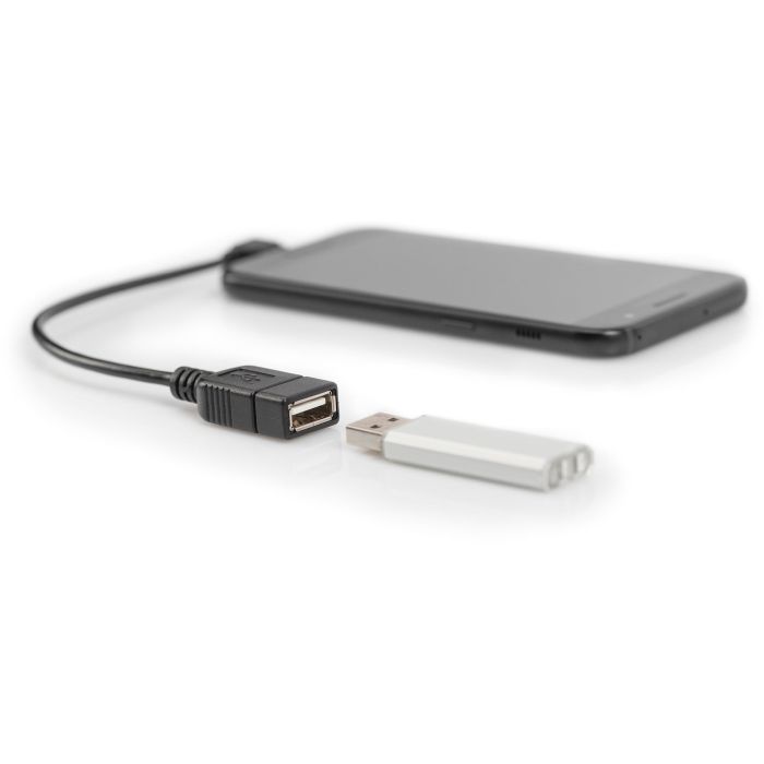 DIGITUS USB Adapter/Konverter.OTG.micro B/St-A/Bu.0.15m.sw 2 DIGITUS USB Adapter/Konverter.OTG.micro B/St-A/Bu.0.15m.sw 2