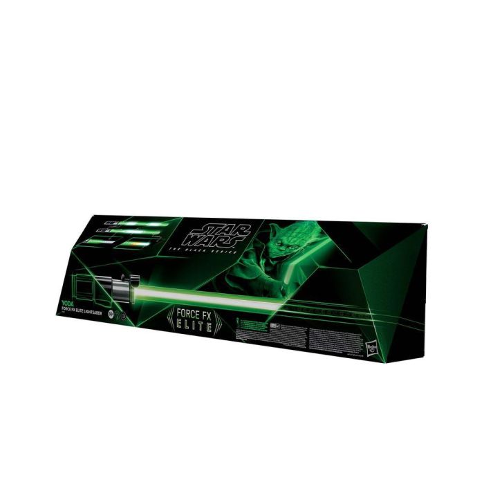Hasbro Star Wars The Black Series Sable Luz Force FX Elite de Yoda con luces LED, efectos de sonido y base incluida 2 Hasbro Star Wars The Black Series Sable Luz Force FX Elite de Yoda con luces LED, efectos de sonido y base incluida 2
