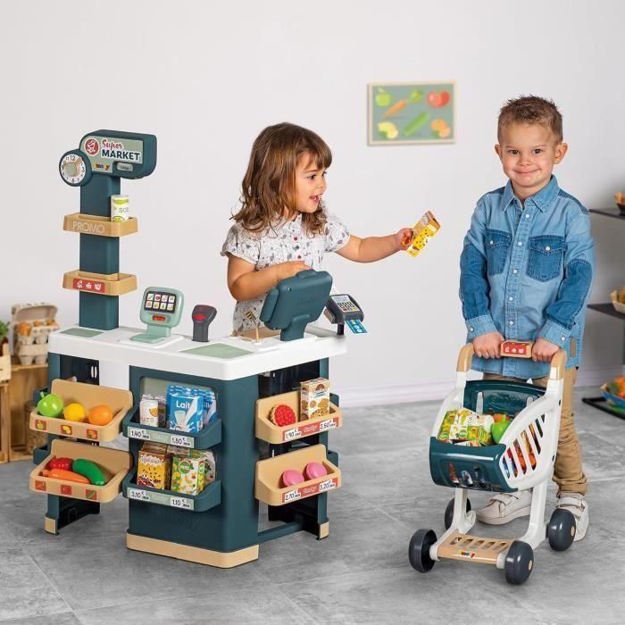 Smoby SMOB350239 Supermercado Infantil de Juguete, Para Niños +3 Años 2